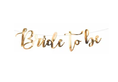 Party Deco Baner Bride to Be 80X18Cm