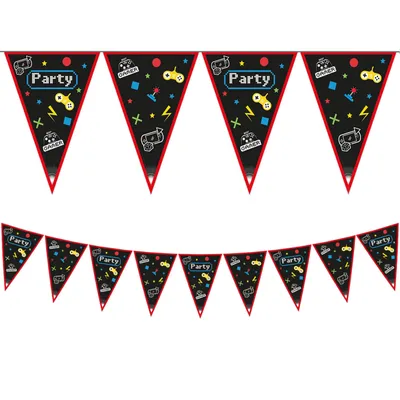 Party Deco Baner Gaming Party