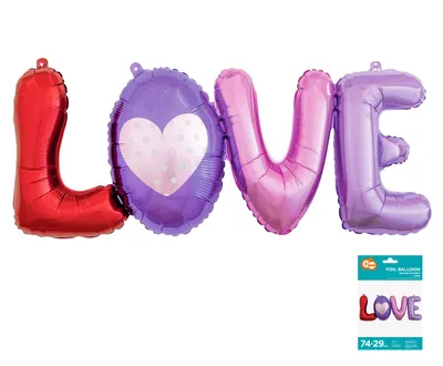 Party Deco Folijski Balon Love 74cm