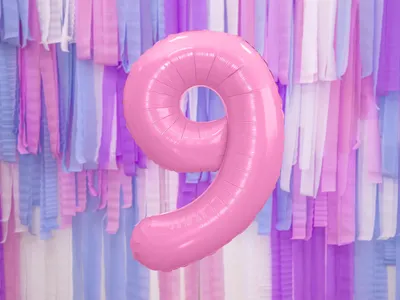 Party Deco Folijski Balon Pink Br.9,86cm, Roza