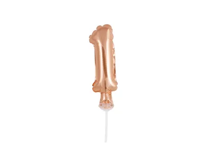 Party Deco Folijski Balon S Štapićem 13cm, Broj 1
