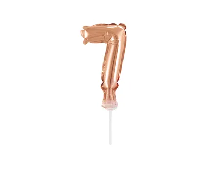 Party Deco Folijski Balon S Štapićem 13cm, Broj 7