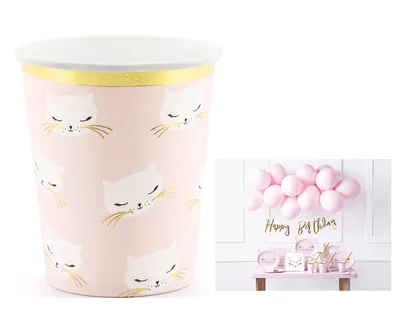 Party Deco Papirna Čaša Cat 20Ml