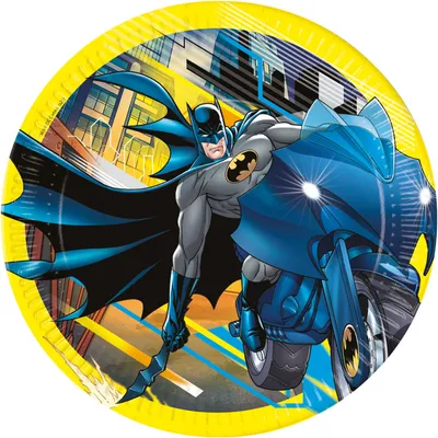 Party Deco Papirni Tanjiri Batman Next Generation 23Cm, 8/1