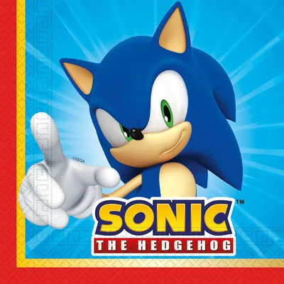 Party Deco salveta Papirna Sonic 33x33cm, 20/1, Šarena