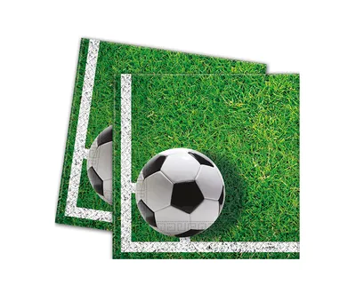 Party Deco Salvete Football 33x33cm, 20/1