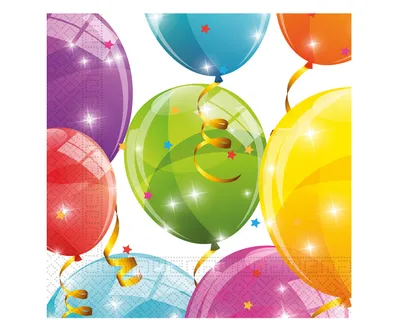 Party Deco Salvete Papirne Baloni 33x33cm 20/1