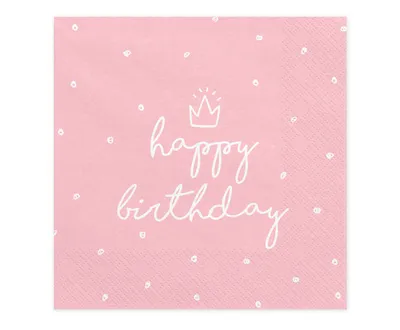 Party Deco Salvete Papirne Happy Birthday 33x33cm