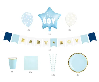 Party Deco Set za Zabavu - It's A Boy