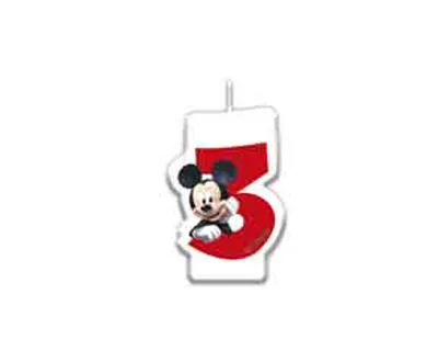 Party Deco Svijeća Broj 3 Disney Mickey