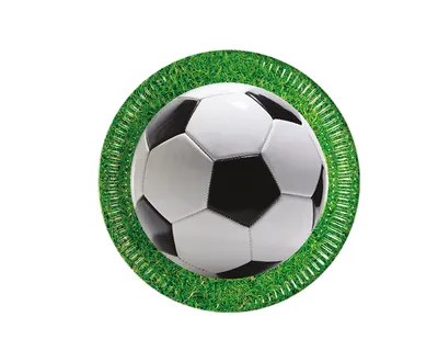 Party Deco Tanjuri Football 23cm, 8/1 93429