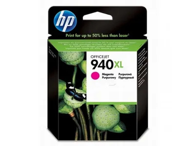 HP C4908AE Cartridge, No.940XL, Magenta