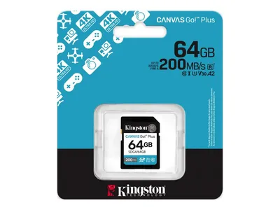 Kingston Memorijska kartica Canvas Go Plus 64GB SDXC, 64GB, SDXC