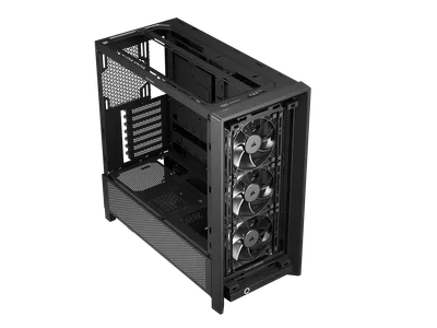 Corsair Kućište 4000D Airflow RS, 3x RS120 ventilatora, Crno