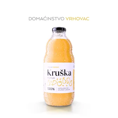 Domaćinstvo Vrhovac Prirodni sok KRUŠKA 1l