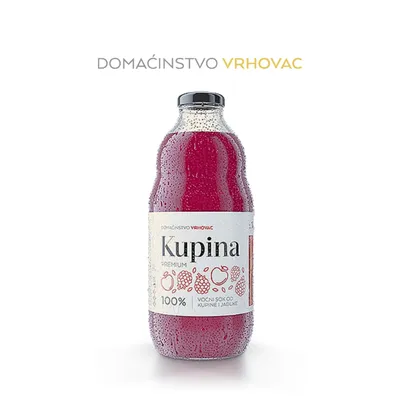 Domaćinstvo Vrhovac Prirodni sok KUPINA 0,75l