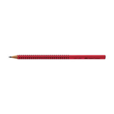 FABER CASTELL Grafitna olovka Grip B crvena