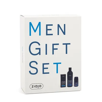 ZIAJA Set Men krema za lice 50ml + Gel za tuširanje 300ml + Antiprespirant 60ml