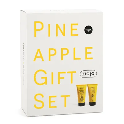 ZIAJA Set Ananas piling za tijelo 160ml + Ananas mousse za tijelo 160ml