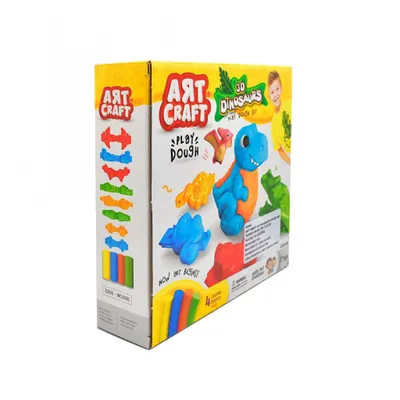 ART CRAFT tijesto - 3D dinosaurusi 200g