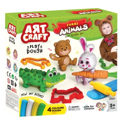 DEDE tijesto sa kalupom ArtCraft Animals 200g