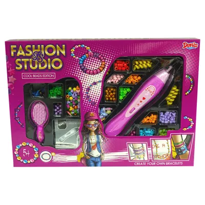 DENIS Dekorativni set Modni studio ljubičasti