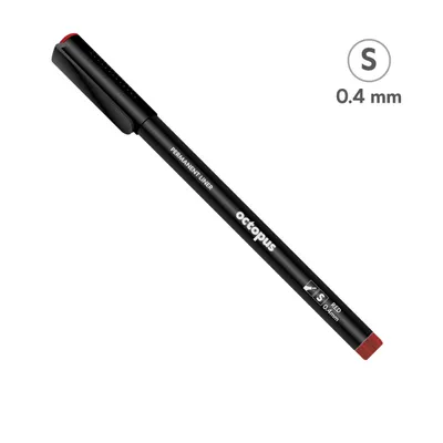 OCTOPUS Liner PERMANENT 0.4mm S UNL-0776 crvena