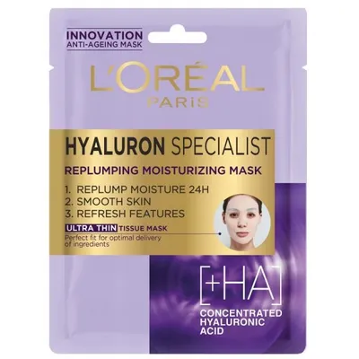 L'oreal Maska u maramici 30 ml Hyaluron Specialist