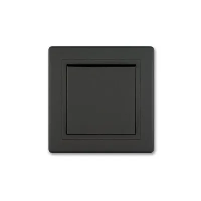 ALING-CONEL Prekidač križni 10A 250V~ meki B/M crni
