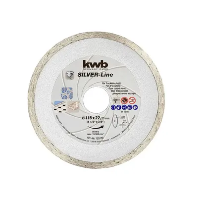 KWB dijamantski disk za suho rezanje 125x22 mm