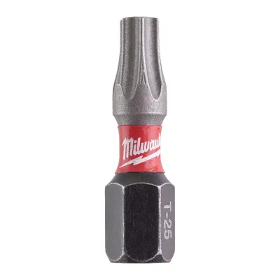 Milwaukee udarni svrdla TX SHOCKWAVE ojačana 1/4" Gen II TX25 25 mm 2/1