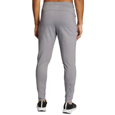 HUMMEL donji dio muške trenerke HMLMT INTERVAL TAPERED sivi