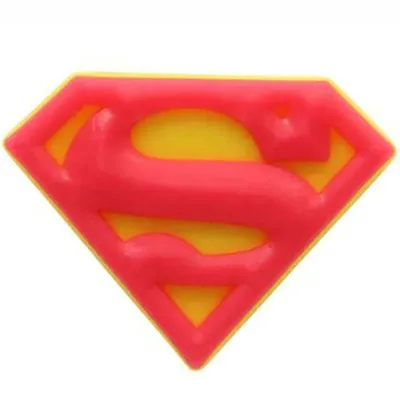 CROCS Ukras za klompe SUPERMAN LOGO crveni