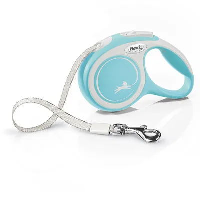 FLEXI Povodac za pse Comfort Tape M 5m svijetloplava