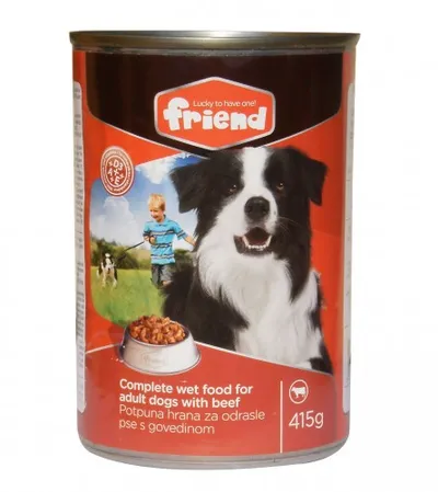 FRIEND Hrana za pse u konzervi govedina 415g