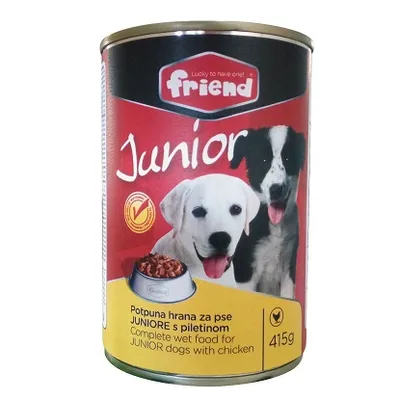 FRIEND Vlažna hrana za pse u konzervi - Piletina 415g