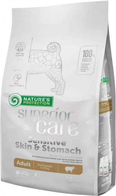 NATURE'S PROTECTION Hrana za pse sa ukusom jagnjetine 1.5kg