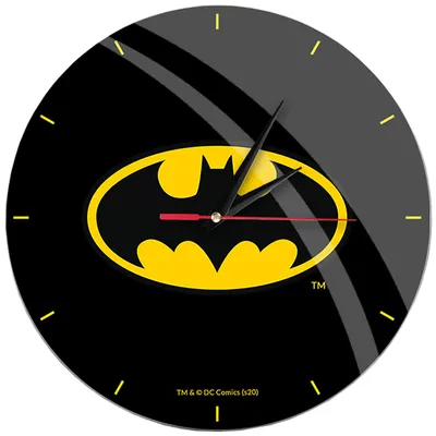DC Zidni sat Marvel Batma crni