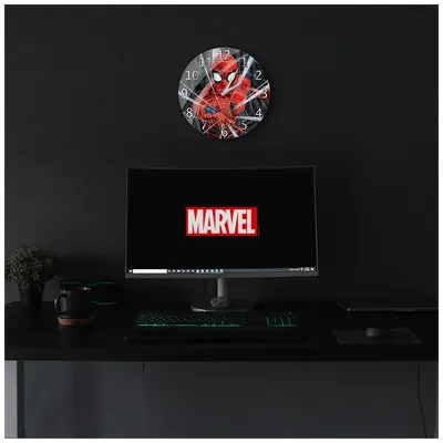 MARVEL Zidni sat Gloss Spider Man 001