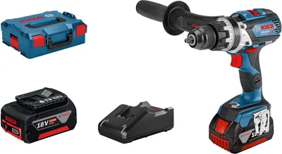 BOSCH Akumulatorska vibrirajuća bušilica - odvijač GSB 18V-110 C 2x5.0Ah 06019G030D