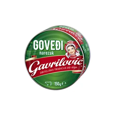 GAVRILOVIĆ GOVEDJI ŠNICLA LIM 150g