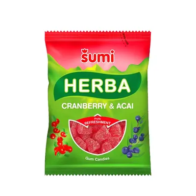 FORESTS gumeni bomboni Herba Brusnica 90g