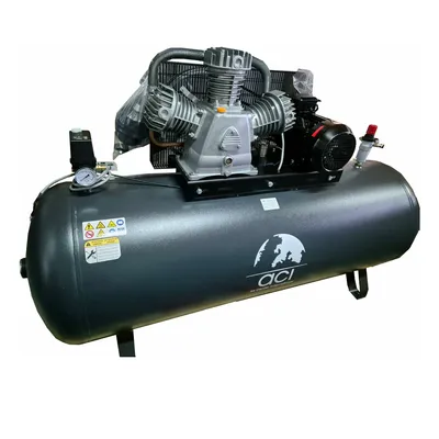 REMEZA Klipni industrijski kompresor 5.5kW, 500L, Tamnosivi
