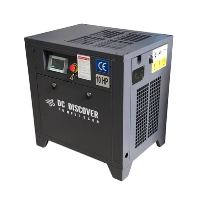 DISCOVERI Vijčani kompresor 7.5 kW, Tamnosivi
