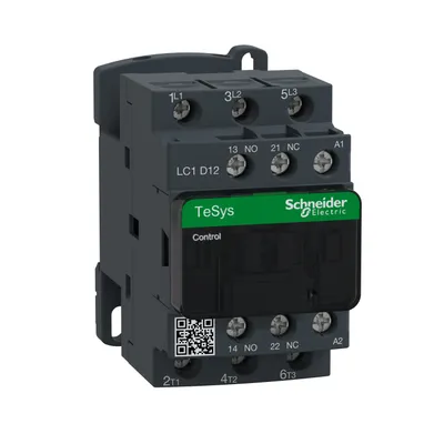 SCHNEIDER Kontaktor Tesys 3p 12a AC3 5.5Kw 230V 50Hz 1NO+1NC