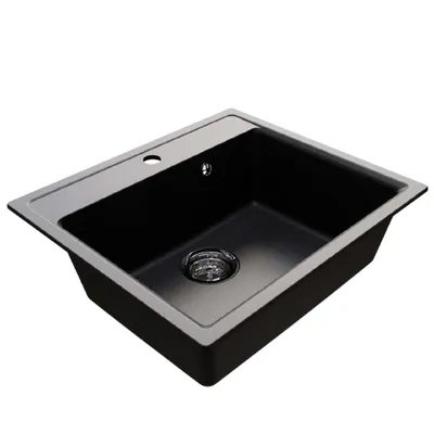 Valterra Granitna sudopera Lago 570 x 500 mm, Siva