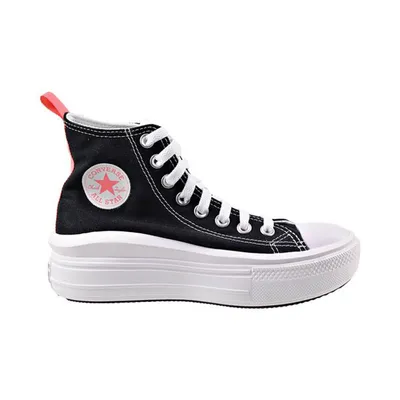 CONVERSE Ženske patike Chuck Taylor All Star pokretna platnena platforma, crne