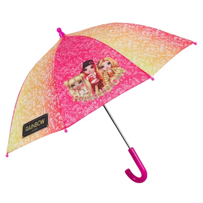 Perletti Kišobran Rainbow High, 42cm, Roza