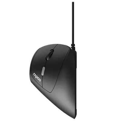 Rapoo Miš EV200 Wired Ergonomic, R-13532, Crni