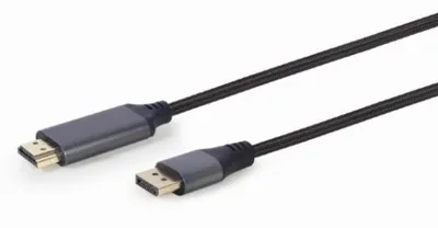 HDMI kabl CC-DP-HDMI-4K-6 interfejs, 4K na 60 Hz, Premium serija 1,8m siva